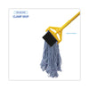 Boardwalk® Loop-End Mop with Scrub Pad, Loop-End, Cotton With Scrub Pad, Medium, 12/Carton Wet Mop Heads - Office Ready
