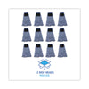Boardwalk® Loop-End Mop with Scrub Pad, Loop-End, Cotton With Scrub Pad, Medium, 12/Carton Wet Mop Heads - Office Ready