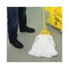 Boardwalk® Enviro Clean Mop Head, Looped, Enviro Clean With Tailband, Medium, White, 12/Carton Wet Mop Heads - Office Ready