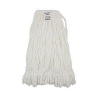 Boardwalk® Enviro Clean Mop Head, Looped, Enviro Clean With Tailband, Large, White, 12/Carton Wet Mop Heads - Office Ready