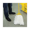 Boardwalk® Enviro Clean Mop Head, Looped, Enviro Clean With Tailband, Large, White, 12/Carton Wet Mop Heads - Office Ready