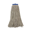 Boardwalk® Cotton Lie-Flat Mop Heads, Lie-Flat Head, Cotton Fiber, 24 oz., White, 12/Carton Wet Mop Heads - Office Ready