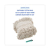 Boardwalk® Flash Forty Disposable Dust Mop Heads, Cotton, 5", Natural Dust Mop Heads - Office Ready