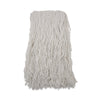 Boardwalk® Cut-End Wet Mop Heads, Rayon, White, 12/Carton Wet Mop Heads - Office Ready