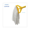 Boardwalk® Banded Rayon Cut-End Mop Heads, #24, White, 1.25" Headband, 12/Carton Wet Mop Heads - Office Ready