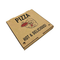 BluTable Pizza Boxes, 12 x 12 x 2, Brown, Paper, 50/Pack Pizza Boxes - Office Ready