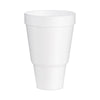 Dart® Foam Drink Cups, Tapered Bottom, 32 oz, White, 25/Bag, 20 Bags/Carton Hot/Cold Drink Cups - Office Ready