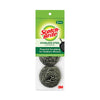 Scotch-Brite® Metal Scrubbing Pads, 2.25 x 2.75, Silver, 3/Pack, 8 Packs/Carton Scouring Pads - Office Ready