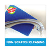 Scotch-Brite® Non-Scratch Scour Pads, Size 3 x 6, Blue, 10/Carton Scouring Pads - Office Ready