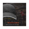 ergodyne® Skullerz 8946 Baseball Cap with Bump Cap Insert, OS, Navy Bump Caps - Office Ready