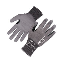 ergodyne® ProFlex 7071 ANSI A7 PU Coated CR Gloves, Gray, Medium, 12 Pairs/Pack