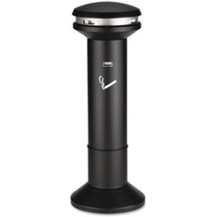 Rubbermaid® Commercial Infinity™ Smoking Receptacle, 6.7 gal, 15.5 dia x 41.5h, Black