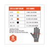 ergodyne® ProFlex 7071 ANSI A7 PU Coated CR Gloves, Gray, Small, 12 Pairs/Pack Work Gloves, Cut Resistant - Office Ready