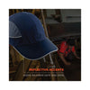 ergodyne® Skullerz 8950XL XL Bump Cap Hat, Long Brim, Navy Bump Caps - Office Ready