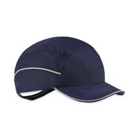 ergodyne® Skullerz 8955 Lightweight Bump Cap Hat, Short Brim, Navy Bump Caps - Office Ready