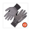 ergodyne® ProFlex 7071 ANSI A7 PU Coated CR Gloves, Gray, Small, 12 Pairs/Pack Work Gloves, Cut Resistant - Office Ready