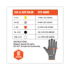 ergodyne® ProFlex 7071 ANSI A7 PU Coated CR Gloves, Gray, Small, Pair Work Gloves, Cut Resistant - Office Ready