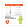 ergodyne® ProFlex 7040 ANSI A4 CR Food Grade Gloves, Lime, 2X-Large, 144 Pairs Work Gloves, Cut Resistant - Office Ready
