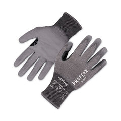 ergodyne® ProFlex 7071 ANSI A7 PU Coated CR Gloves, Gray, Medium, Pair