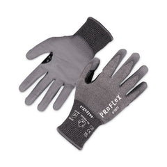 ergodyne® ProFlex 7071 ANSI A7 PU Coated CR Gloves, Gray, X-Large, Pair