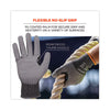 ergodyne® ProFlex 7071 ANSI A7 PU Coated CR Gloves, Gray, Small, 12 Pairs/Pack Work Gloves, Cut Resistant - Office Ready