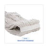 Boardwalk® Cut-End Wet Mop Heads, Premium Standard Head, Cotton Fiber, 32oz, White, 12/Carton Wet Mop Heads - Office Ready