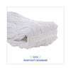 Boardwalk® Pro Loop Web/Tailband Mop Head, Rayon, #24 Size, White, 12/Carton Wet Mop Heads - Office Ready