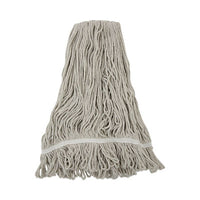 Boardwalk® Pro Loop Web/Tailband Mop Head, Loop Web/Tailband, Value Standard, Cotton, No. 32, White, 12/Carton Wet Mop Heads - Office Ready