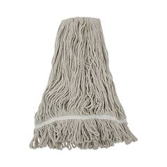 Boardwalk® Pro Loop Web/Tailband Mop Head, Loop Web/Tailband, Value Standard, Cotton, No. 32, White, 12/Carton