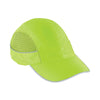 ergodyne® Skullerz 8960 Bump Cap with LED Lighting, Long Brim, Lime Green Bump Caps - Office Ready