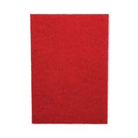 Boardwalk® Buffing Floor Pads, 20 x 14, Red, 10/Carton Burnish/Buff Floor Pads - Office Ready