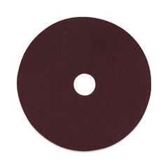 Boardwalk® Deep Scrub Pads, 20" Diameter, Maroon, 10/Carton