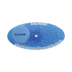 Boardwalk® Curve Solid Air Freshener, Cotton Blossom, Blue, 10/Box, 6 Boxes/Carton