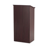 Safco® Stand-Up Lectern, 23 x 15.75 x 46, Mahogany Freestanding Lecterns - Office Ready