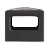 Safco® Canmeleon™ Recessed Panel Receptacles, 15 gal, Polyethylene, Black Smoker Bins - Office Ready