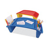 deflecto® Antimicrobial Lap Desk, Rectangular, 23.35w x 12d x 8.53h, Blue Lap Tables & Worksurfaces - Office Ready