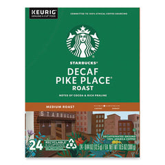 Starbucks® Pike Place Decaf Coffee K-Cups®, 96/Carton