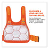 ergodyne® Chill-Its 6215 Premium FR Phase Change Cooling Vest with Packs, Modacrylic Cotton, Large/X-Large, Orange Safety Vests - Office Ready