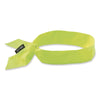 ergodyne® Chill-Its 6700 Cooling Bandana Polymer Tie Headband, One Size Fits Most, Lime Bandanas - Office Ready