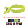 ergodyne® Chill-Its 6700 Cooling Bandana Polymer Tie Headband, One Size Fits Most, Lime Bandanas - Office Ready