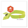 ergodyne® Chill-Its 6700 Cooling Bandana Polymer Tie Headband, One Size Fits Most, Lime Bandanas - Office Ready