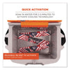 ergodyne® Chill-Its 6700 Cooling Bandana Polymer Tie Headband, One Size Fits Most, Stars and Stripes Bandanas - Office Ready