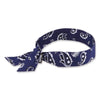 ergodyne® Chill-Its 6700 Cooling Bandana Polymer Tie Headband, One Size Fits Most, Navy Western Bandanas - Office Ready