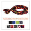 ergodyne® Chill-Its 6700 Cooling Bandana Polymer Tie Headband, One Size Fits Most, Flames Bandanas - Office Ready
