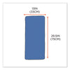 ergodyne® Chill-Its 6602 Evaporative PVA Cooling Towel, 29.5 x 13, One Size Fits Most, PVA, Blue, 50/Pack Cooling Towels - Office Ready