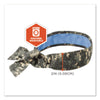 ergodyne® Chill-Its 6700CT Cooling Bandana PVA Tie Headband, One Size Fits Most, Camo Bandanas - Office Ready