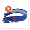 ergodyne® Chill-Its 6700CT Cooling Bandana PVA Tie Headband, One Size Fits Most, Solid Blue Bandanas - Office Ready