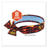 ergodyne® Chill-Its 6700CT Cooling Bandana PVA Tie Headband, One Size Fits Most, Flames Bandanas - Office Ready