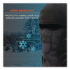 ergodyne® N-Ferno 6823 Hinged Balaclava Face Mask, Fleece, One Size Fits Most, Black Balaclavas/Ski Masks - Office Ready