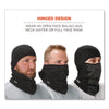 ergodyne® N-Ferno 6823 Hinged Balaclava Face Mask, Fleece, One Size Fits Most, Black Balaclavas/Ski Masks - Office Ready